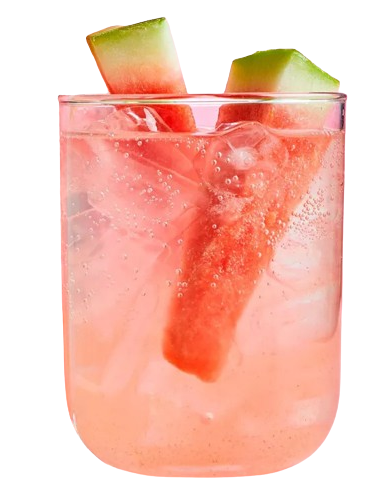 Watermelon Cucumber Basil Seltzer