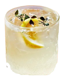 Ginger-Thyme Sparkling Lemonade